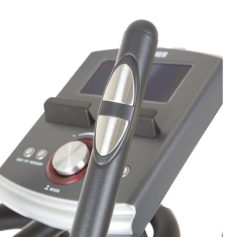 Eliptický trenažér HAMMER Elliptical EX300 BT měření tepové frekvence