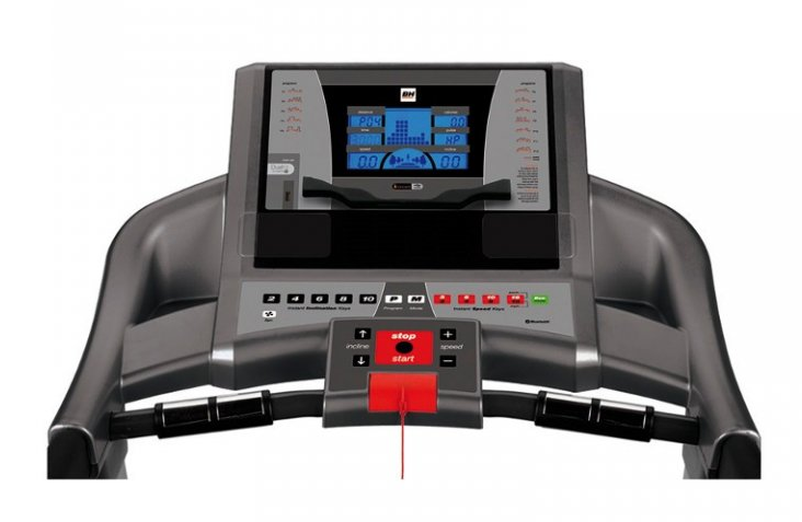 BH Fitness F2W DUAL počítač