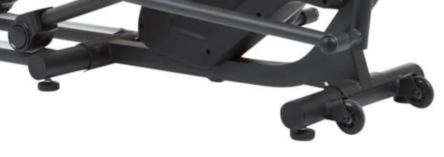 Eliptický trenažér HAMMER Elliptical EX300 BT transport a stabilita