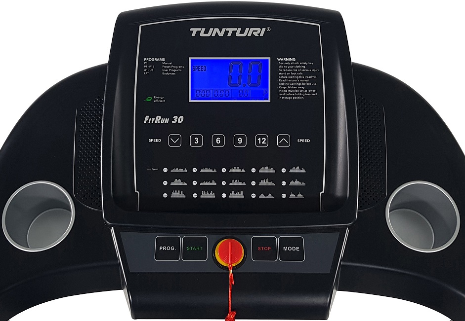 Běžecký pás Tunturi FitRun 40i počítač