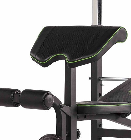 TUNTURI WB60 Olympic Width Weight Bench bicepsová opěrka