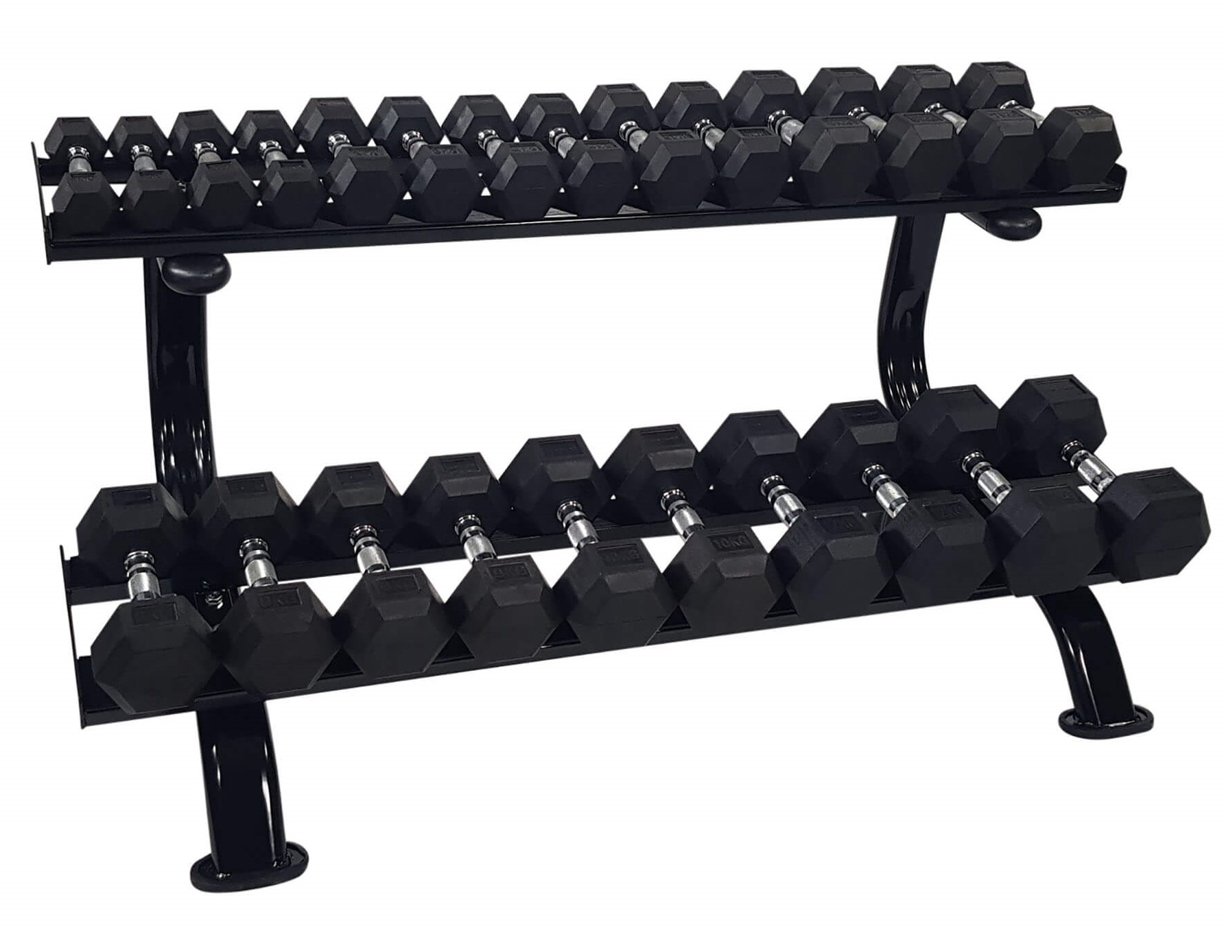 Odkládací stojan na činky 2 - řadý