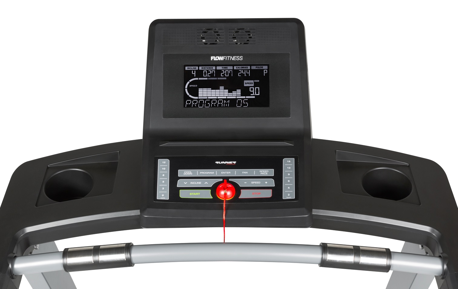 Flow Fitness DTM2000i počítač