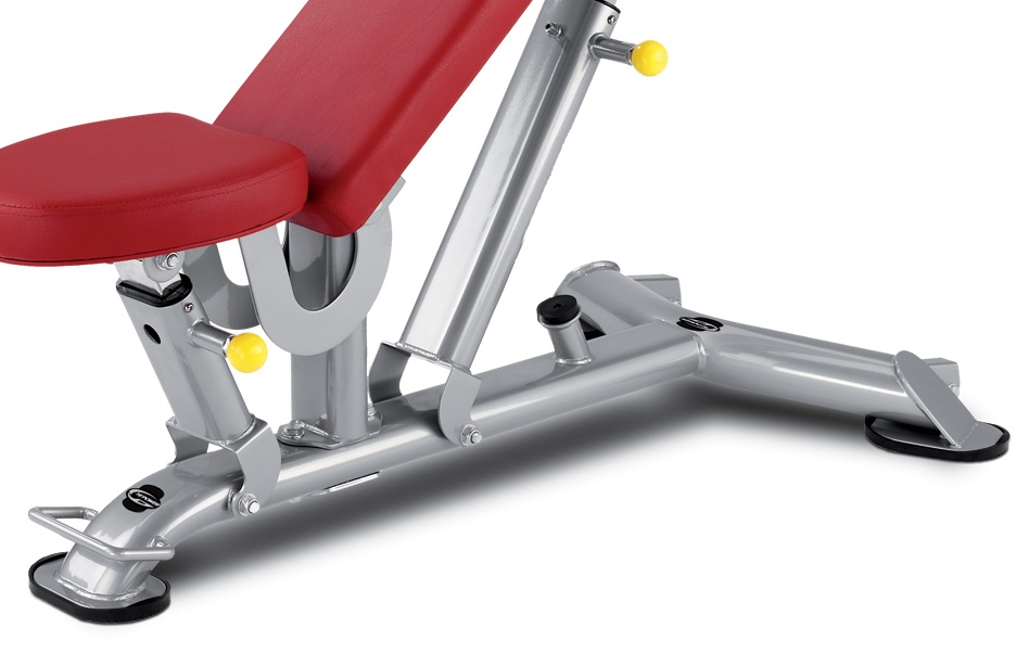 BH Fitness L825 MULTI-POSITION BENCH gumové patky