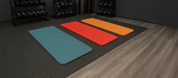 Fitness podložky a podlahy