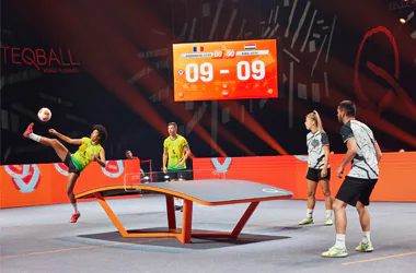 Teqball: Když se zkombinuje fotbal a stolní tenis