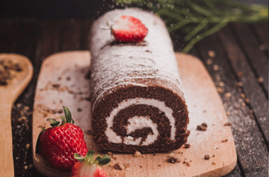 Proteinová čokoládová roláda