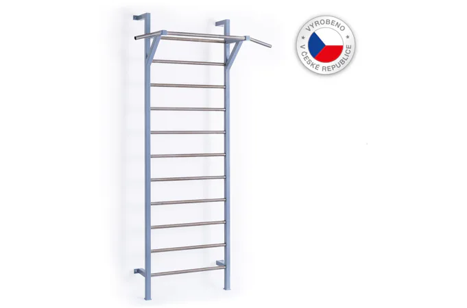 Kovové žebřiny s hrazdou nerez