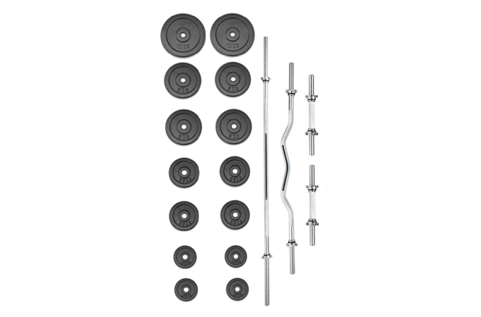 Činkový set PREMIUM kovový 80 kg