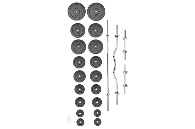 Činkový set PREMIUM kovový 130 kg