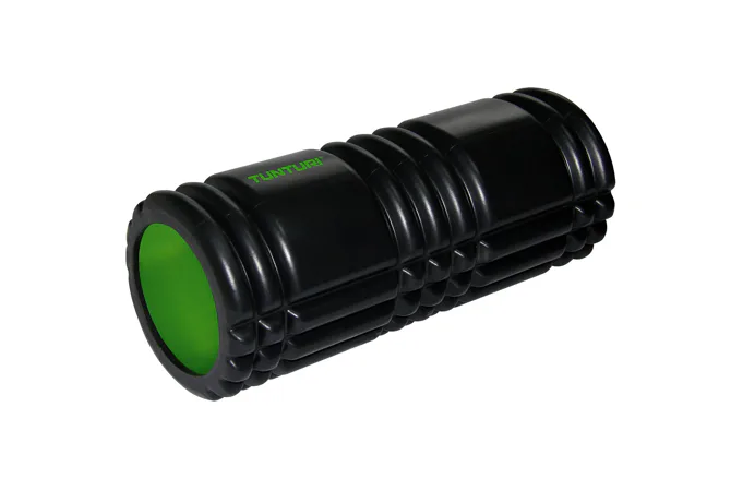 Masážní válec Foam roller TUNTURI černo-zelený