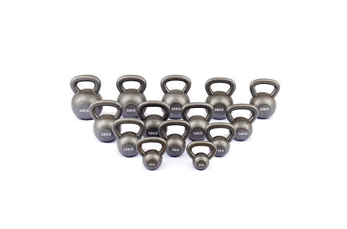 Kettlebell litinový s označením váhy