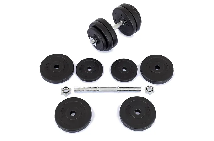 Jednoruční činka nakládací 15 kg TRINFIT NCP 30 mm