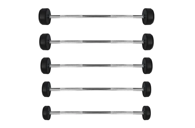 Obouruční činka pogumovaná HMS rovná GSG