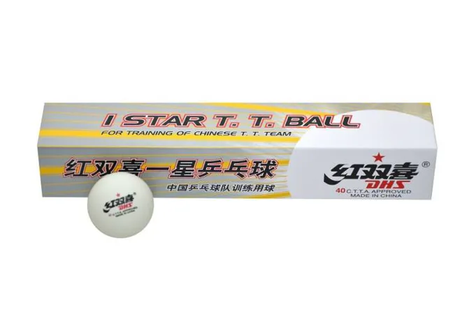 Míčky na stolní tenis DHS 40 mm - 6 kusů