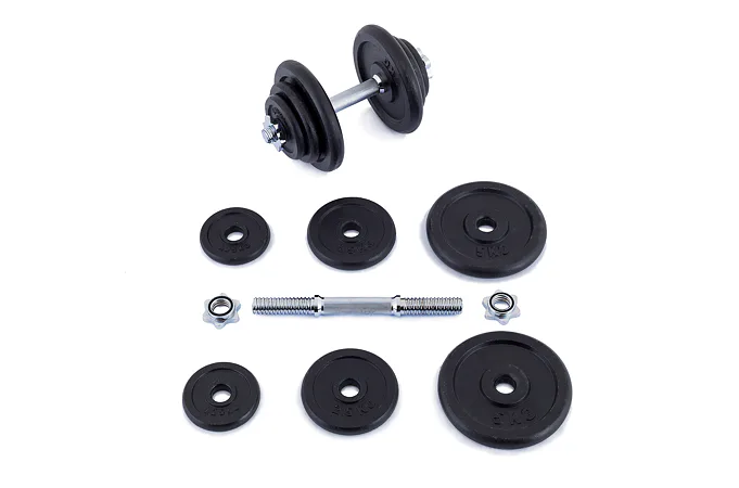 Jednoruční nakládací činka 20 kg TRINFIT 30 mm