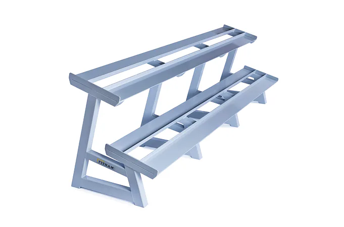 Stojan na jednoručky HEXA a STYL dvouřadý 2,5 m