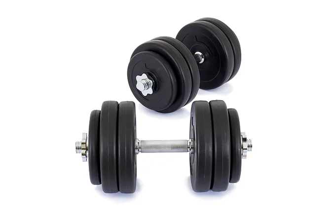 Set jednoručních nakládacích činek 2x 15 kg TRINFIT NCP 30 mm