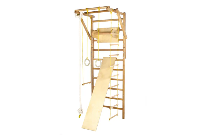 Ribstole s hrazdou, lavicí a příslušenstvím pro děti 230 x 78 cm BERGER XXL