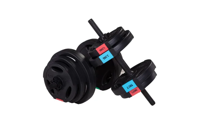 Jednoruční nakládací činky HMS SG40, 42 kg