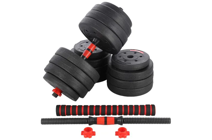 Nakládací činky HMS SGP40, 40 kg