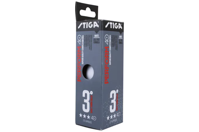 STIGA PERFORM ABS***, white, 3-pack