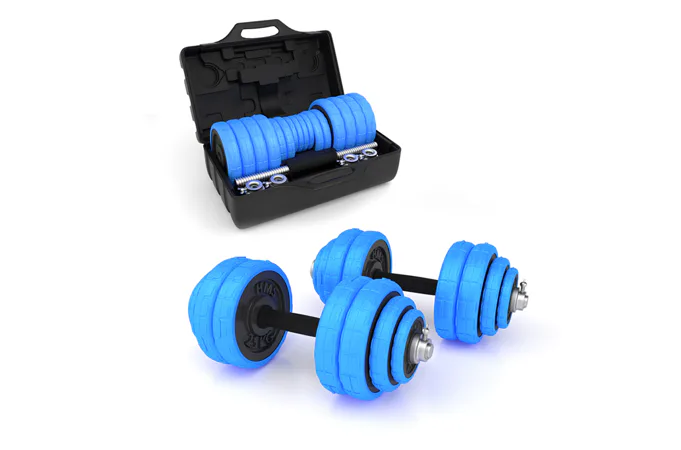 Činkový set v kufru HMS SGG30 2x15 kg litina