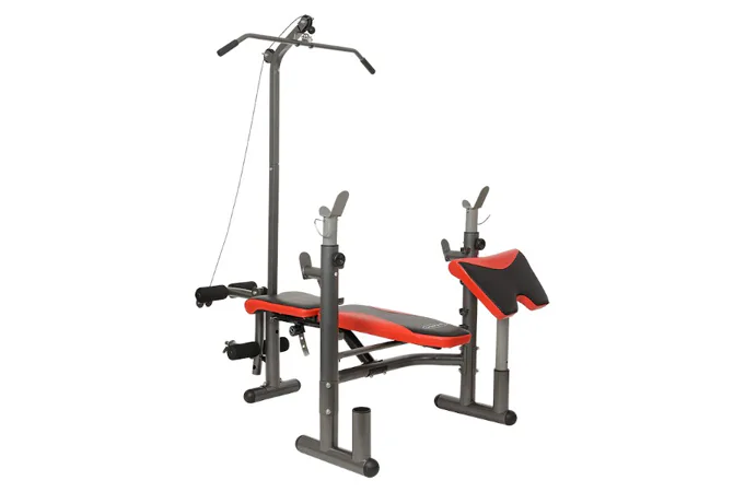 Lavice pod velkou činku s kladkou HMS LS5730W + LW111