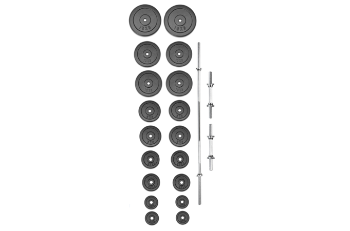 Set činek TRINFIT PREMIUM XL kovový 120 kg 