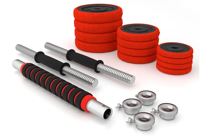 Litinový činkový set HMS SGGX20 20 kg