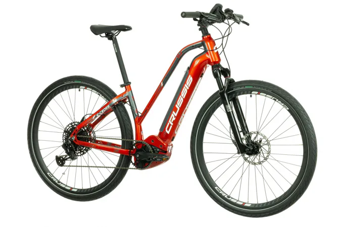 CRUSSIS e-Cross lady 10.7 13,4 Ah 16" oranžová 2022          