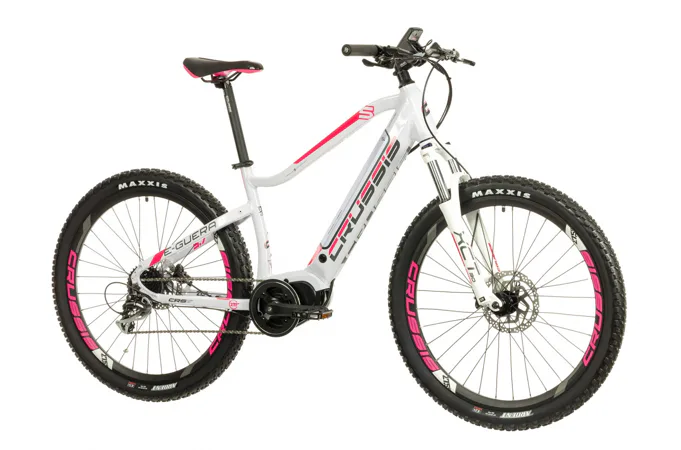 CRUSSIS e-Guera 5.7 13 Ah 19" bílo-růžová 2022