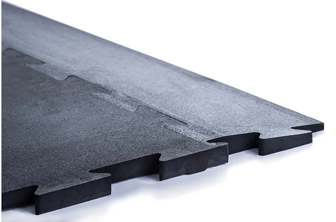Náběhová hrana 100 cm pro podlahy CROSSFIT puzzle černá