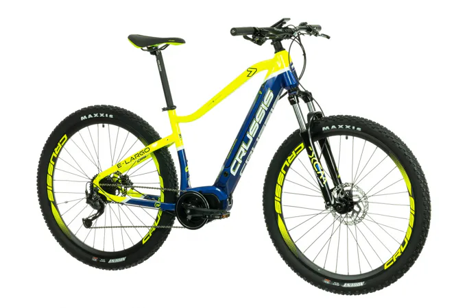 CRUSSIS e-Largo 7.7 18" žluto-modrá 2022