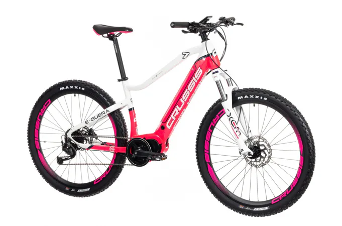 CRUSSIS e-Guera 7.7 15" růžovo-bílá 2022