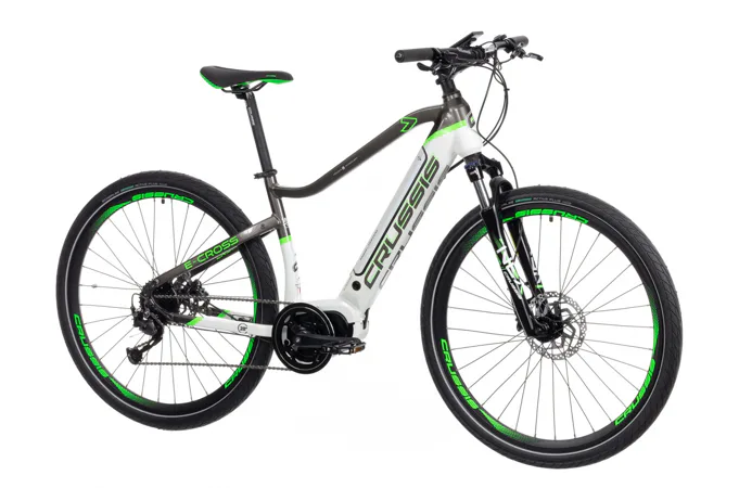 CRUSSIS e-Cross 7.7 20" bílo-zelené 2022