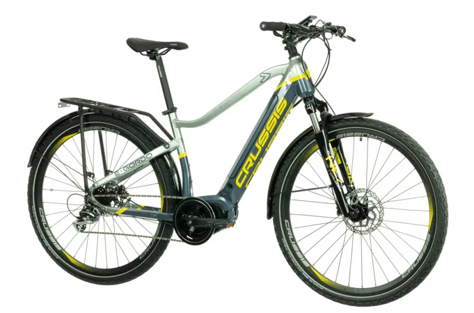 CRUSSIS e-Gordo 7.7 20" žluto-šedá 2022