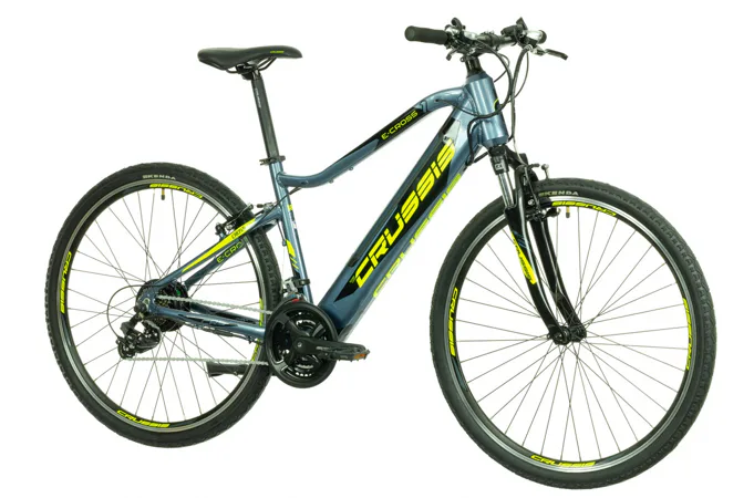 CRUSSIS e-Cross 1.7 18" modro-žlutá 2022