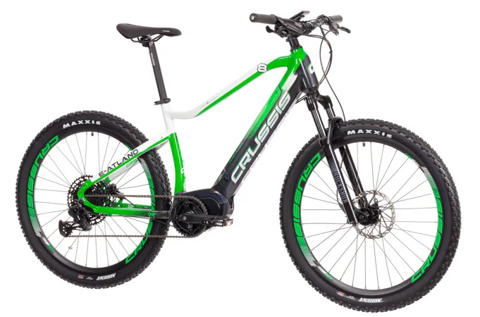 CRUSSIS e-Atland 8.7 20" černo-zelená 2022