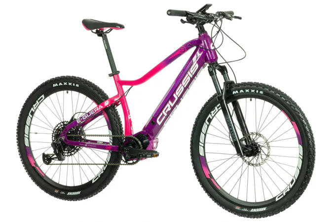 CRUSSIS e-Guera 9.7 17" fialovo-růžová 2022