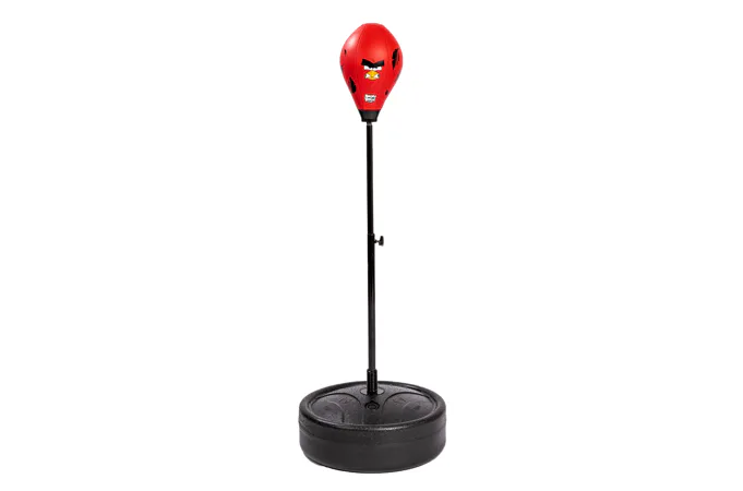 Boxovací hruška se stojanem pro děti Angry Birds VENUM červená