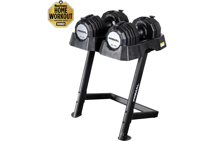 Pár nakládacích činek 25 kg se stojanem PRIMAL