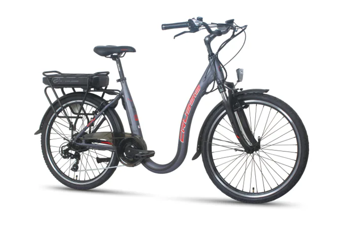 CRUSSIS e-City 2.8 13 Ah 18" šedá 2023