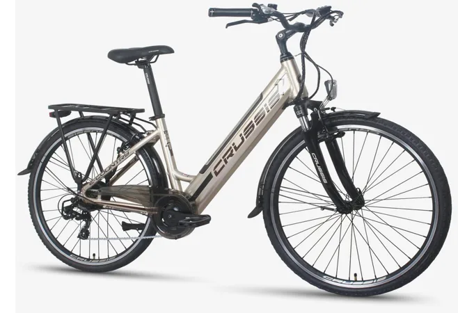 CRUSSIS e-Country 1.12 19" zlatá 2023