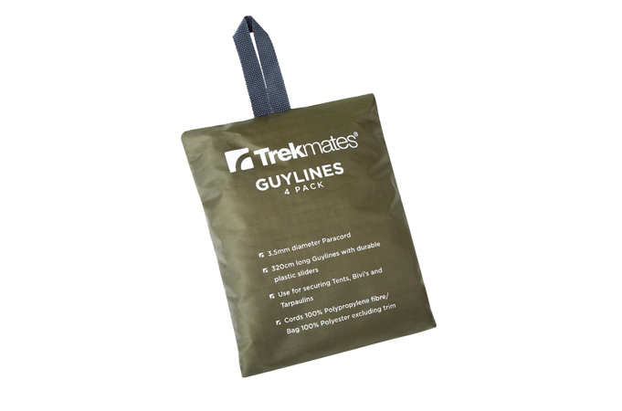 Stanová šňůra YATE TREKMATES Guy Lines s napínákem 4 ks
