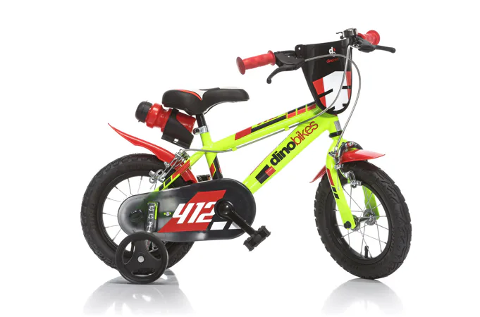 Dino Bikes 12" svítivě žluté