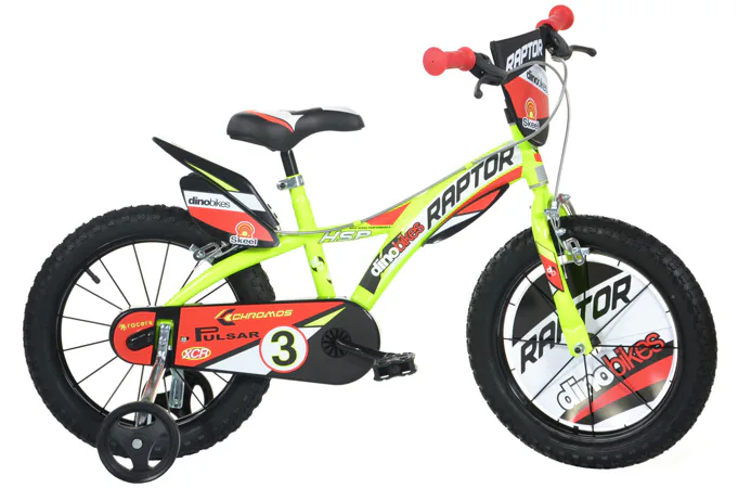 Dino Bikes 616L Raptor žlutá 16"