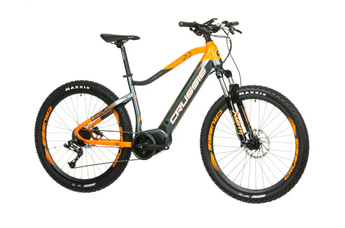 CRUSSIS e-Atland 7.8 20" šedo-oranžová 2023