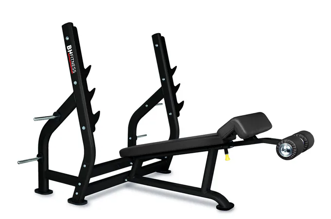 Posilovací lavice BH FITNESS L855BB bench v negativním úhlu