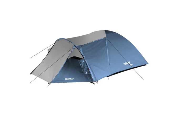 Turistický stan NILS Camp NC6012 Trekker modro-šedý